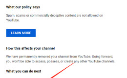 YouTuBe:Youtube账号被封了如何申诉